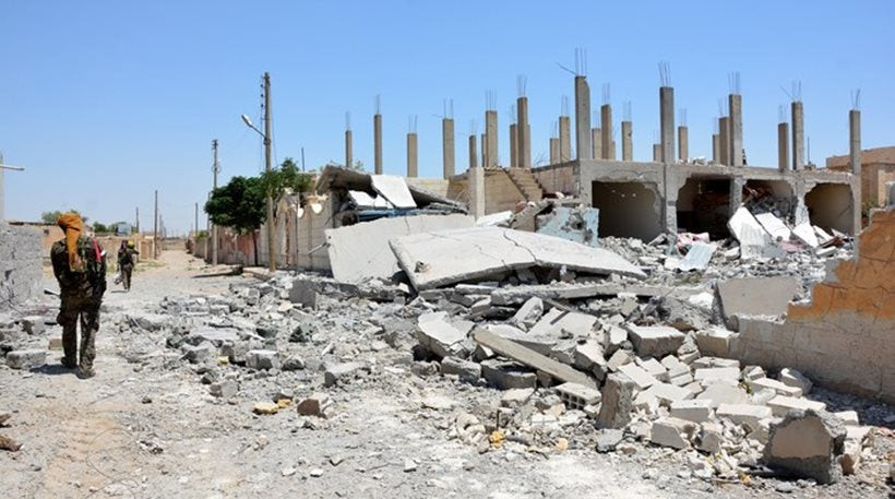 Συρία: Εναέρια λήψη από τη «στοιχειωμένη» Ράκκα  (βίντεο)